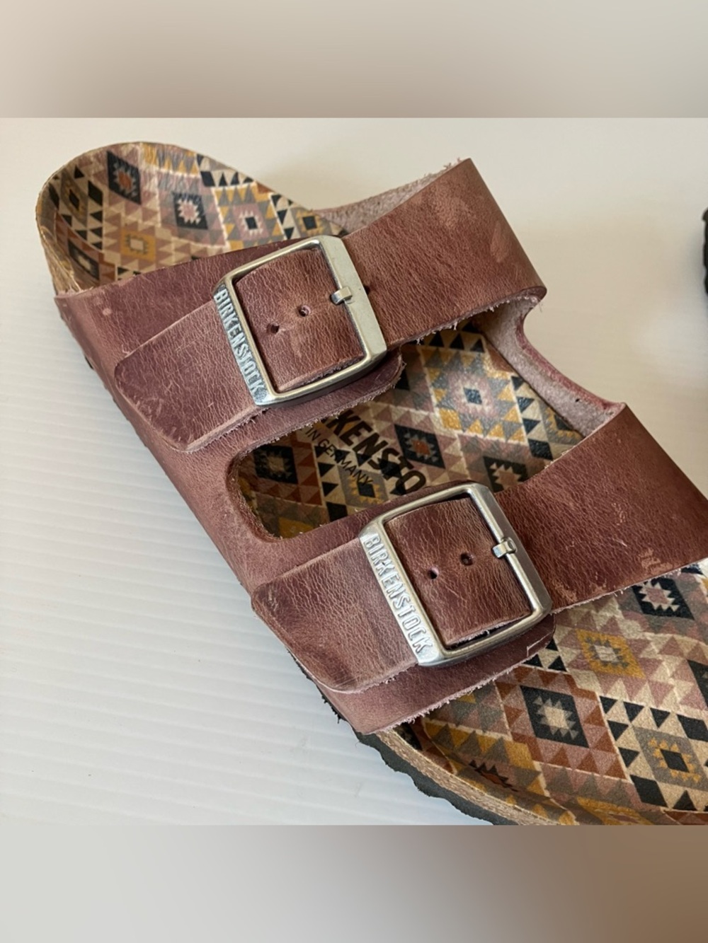 Birkenstock Arizona Oiled Leather Lavender Blush Sandals size 11 - Picture 5 of 10